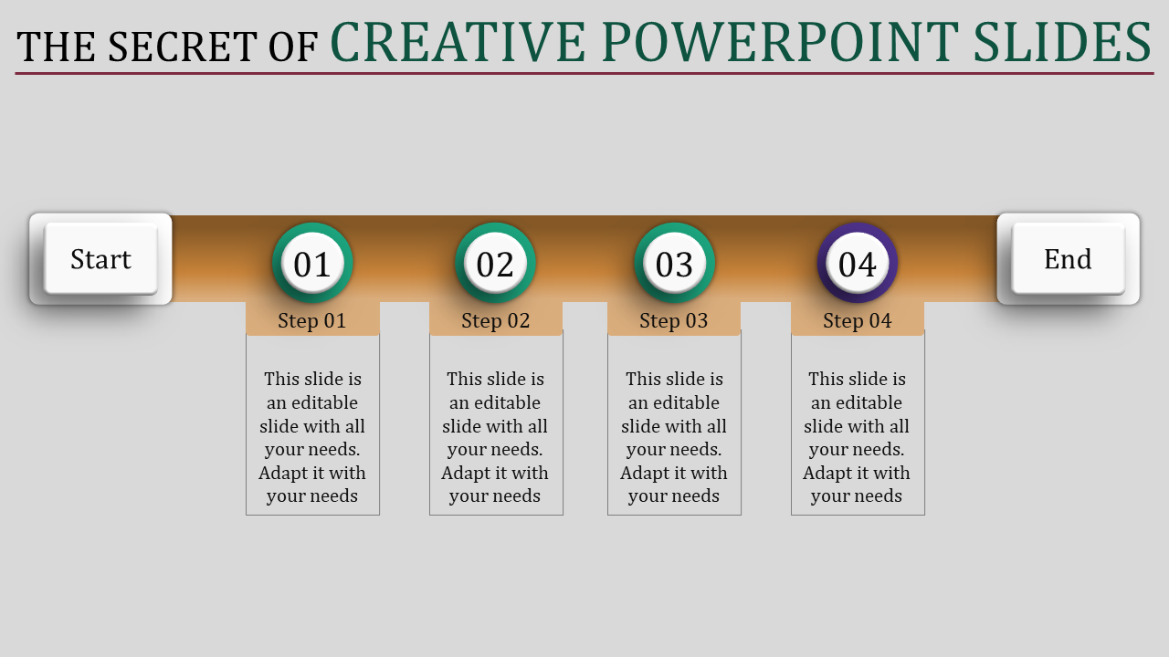 Free - creative powerpoint slides - start to end